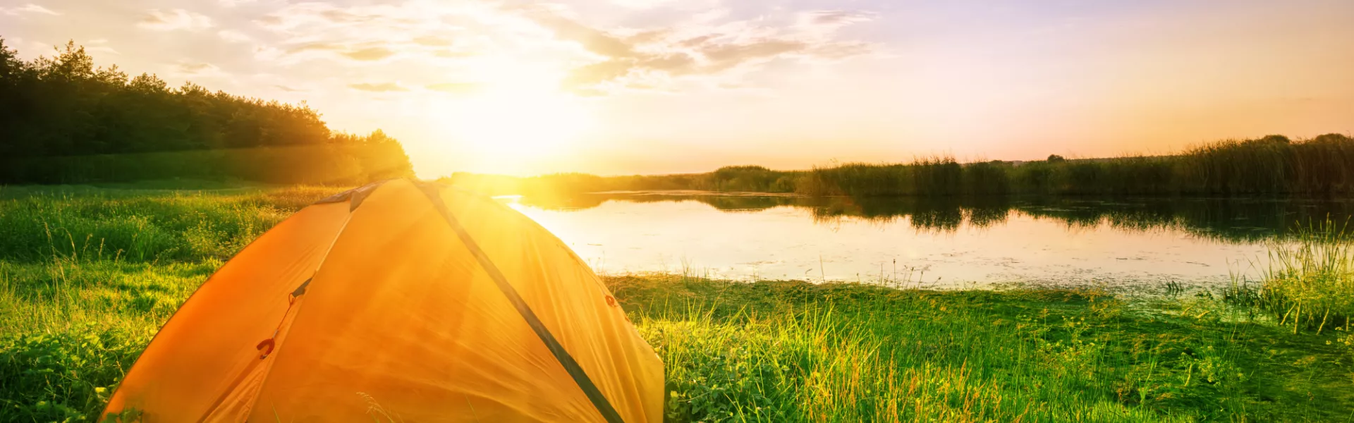 tent in sun