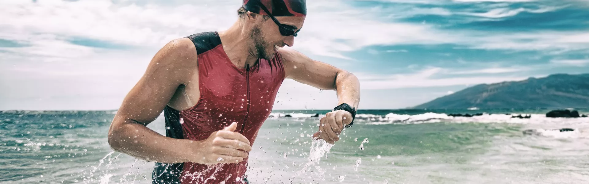 Person in wet suit